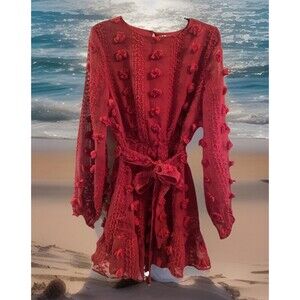 black long sleeve lace prom dress Long Sleeves Two Pieces Lace Crew Neck Prom Dresses, Lace Formal Dresses main image 1